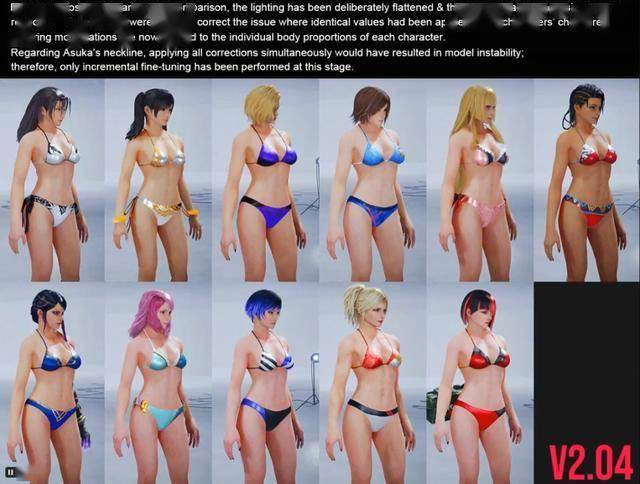 大雷回来了！《铁拳8》女角色身体部位重新调整！