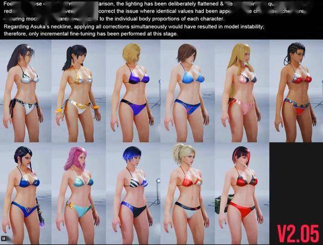 大雷回来了！《铁拳8》女角色身体部位重新调整！